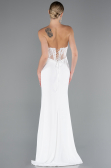 Robe De Soirée Longue Blanc ABU5001