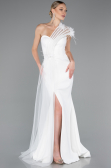 Robe de Soirée Longue Blanc ABU4969