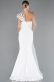 Robe de Soirée Longue Blanc ABU4969