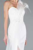 Robe de Soirée Longue Blanc ABU4969