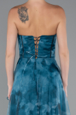Robe De Soirée Longue Vert Pétrole ABU3360