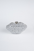 Sac de Soirée Luxe Plâtre Argent SH831