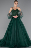 Haute Couture Longue Émeraude ABU2789