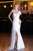 Robe de Soirée Longue Blanc ABU4969