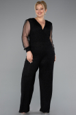 Robe De Invitation Grande Taille Longue Noir ABT131