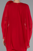Robe de Cérémonie Midi Rouge ABK2382