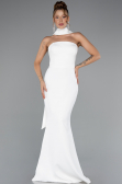 Robe de Soirée Longue Blanc ABU5097