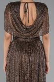 Robe de Soirée Longue Cuivre ABU5098