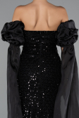 Robe de Soirée Longue Noir ABU5100