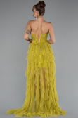 Robe De Soirée Longue Pistache vert ABU5071