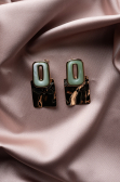 Boucle d'Oreille Menthe BJ1031