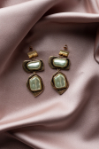 Boucle d'Oreille Menthe BJ1043