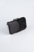 Sac de Soirée Luxe Noir V604