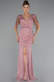 Robe de Soirée Longue Poudre ABU5132