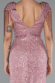 Robe de Soirée Longue Poudre ABU5132
