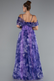 Robe de Soirée Longue Violet ABU5133