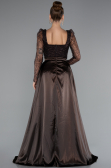 Robe De Soirée Longue Brun foncé ABU4603
