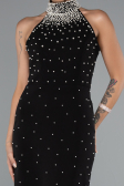 Robe de Soirée Midi Noir ABK2399