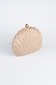 Sac De Soirée Luxe Couleur Daim Vison KC180