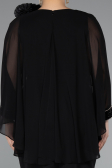 Robe De Fête Grande Taille Midi Noir ABK2383