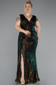 Robe De Soirée Grande Taille Longue Rinçage ABU4886