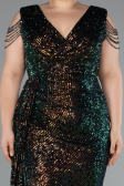 Robe De Soirée Grande Taille Longue Rinçage ABU4886