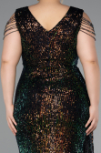 Robe De Soirée Grande Taille Longue Rinçage ABU4886