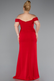 Robe De Soirée Grande Taille Longue Rouge ABU5156