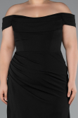 Robe De Soirée Grande Taille Longue Noir ABU5156