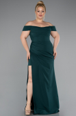 Robe De Soirée Grande Taille Longue Émeraude ABU5156