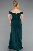 Robe De Soirée Grande Taille Longue Émeraude ABU5156