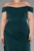 Robe De Soirée Grande Taille Longue Émeraude ABU5156