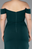 Robe De Soirée Grande Taille Longue Émeraude ABU5156