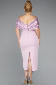 Robe De Invitation Grande Taille Midi Poudre ABK2400