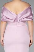 Robe De Invitation Grande Taille Midi Poudre ABK2400