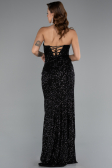 Robe de Soirée Longue Noir ABU5166