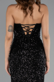 Robe de Soirée Longue Noir ABU5166