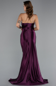 Robe de Soirée Longue Couleur Cerise ABU5022