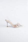 Chaussure de soirée Cuir Argent AB1145