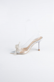 Chaussure de soirée Cuir Argent AB1145