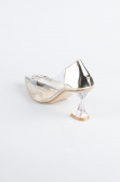 Stiletto Cuir Verni Or ABR1055