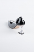 Stiletto Cuir Verni Noir ABR1055