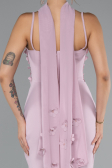 Robe de Soirée Longue Poudre ABU5181