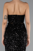Robe de Soirée Longue Noir ABU5185