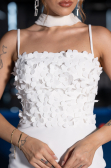 Robe de Soirée Longue Blanc ABU5181