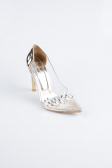 Chaussure Cuir Verni Or AB1150
