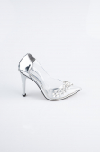 Chaussure Cuir Verni Argent AB1150