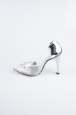 Chaussure Cuir Verni Argent AB1150