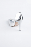 Chaussure Cuir Verni Argent AB1150
