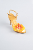 Chaussure de soirée Satin Jaune AB1151